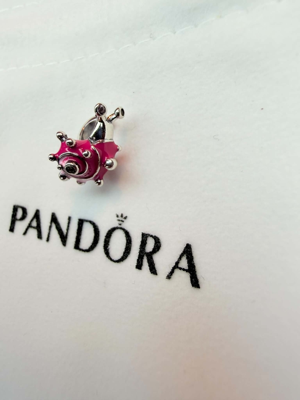 Pandora Pink Ladybug Enamel Charm
